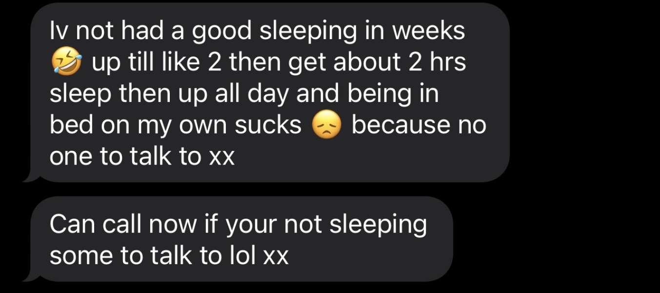 What would your thoughts be if you received this text message?