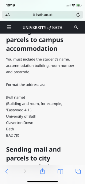 Bath University Accommodation