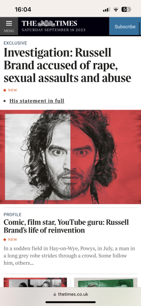 Biggest news story: Part 3