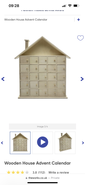 Wooden advent calendars DIY
