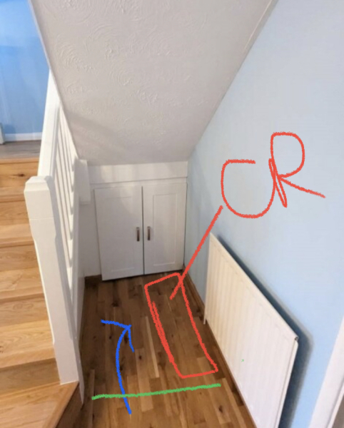 is this little space good for build in wardrobe? see picture