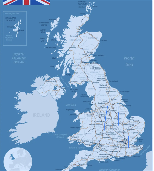 What’s the furthest north in the UK you’ve been? Where do you think the north starts?