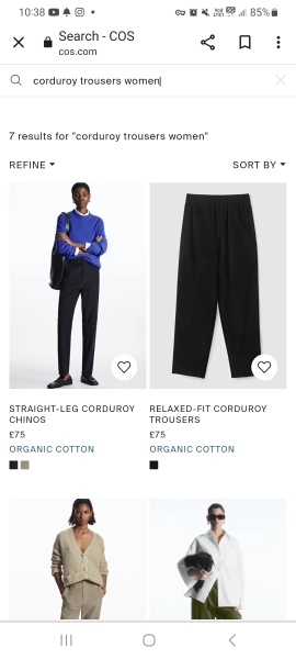 Autumn cord? Where are the good bits?