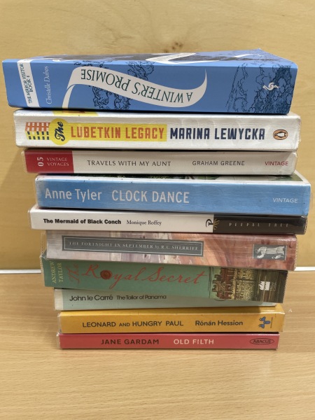 Books for the intelligent woman with the flu, please!