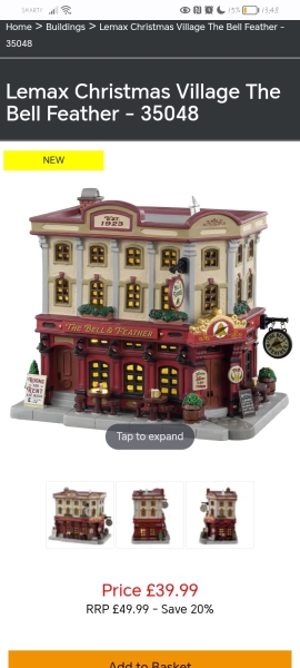 Starting a christmas village display
