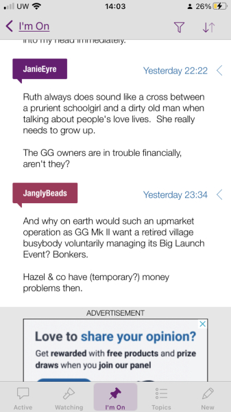 Archers thread #152: The Dog Days of Summer in Ambridge! Rabid rants, tearoom dogfight, Bully Dog George gets it all on camera. Is Lone wolf Rob waiting in the woods? Discuss The Archers here!