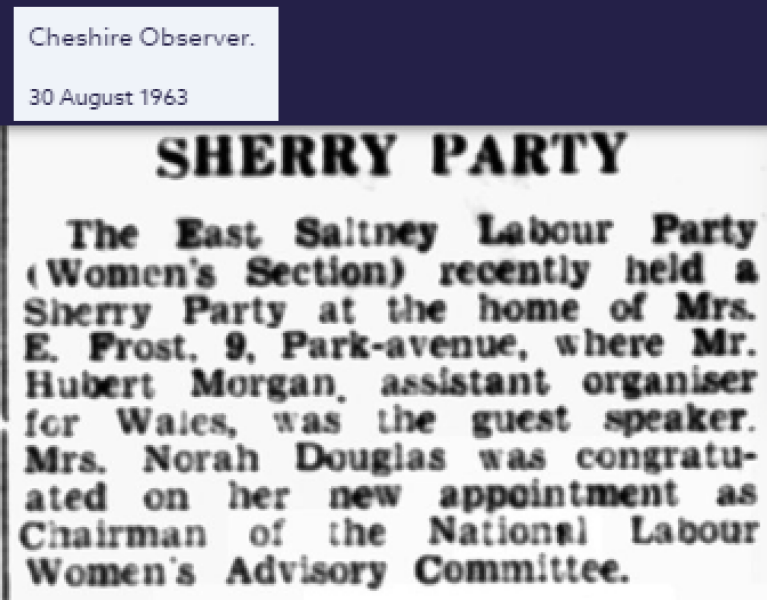Long shot- anyone know a Norah who was involved in women’s organisations up to the late 60’s?