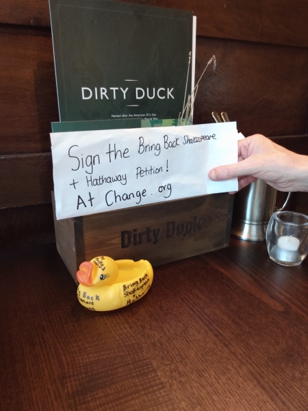 The Mucky Mallard's Visit to Stratford upon Avon