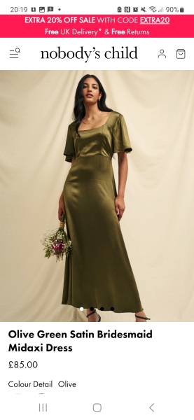Can anyone help me find a satin dress for a wedding guest