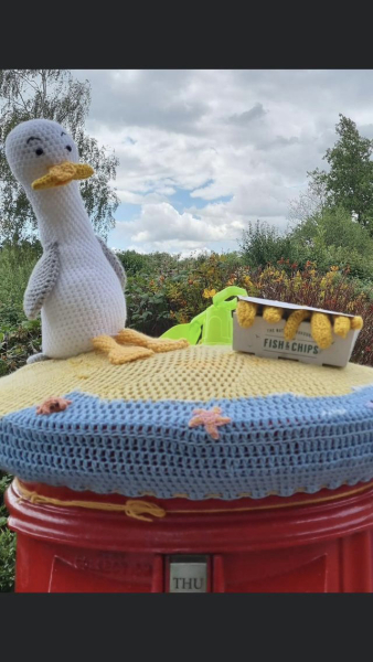 To think that postbox toppers are an aberration and those who produce them should be shot at dawn (I should say 'light hearted' here but it goes against the grain)