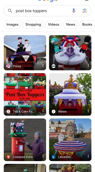 To think that postbox toppers are an aberration and those who produce them should be shot at dawn (I should say 'light hearted' here but it goes against the grain)