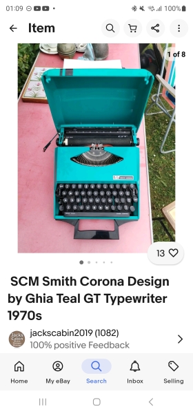 Dd wants a typewriter for Christmas