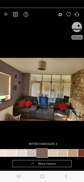 Design/ style help for dated living room - pics included