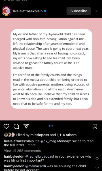 Re: Family court is a mess - online discussion
