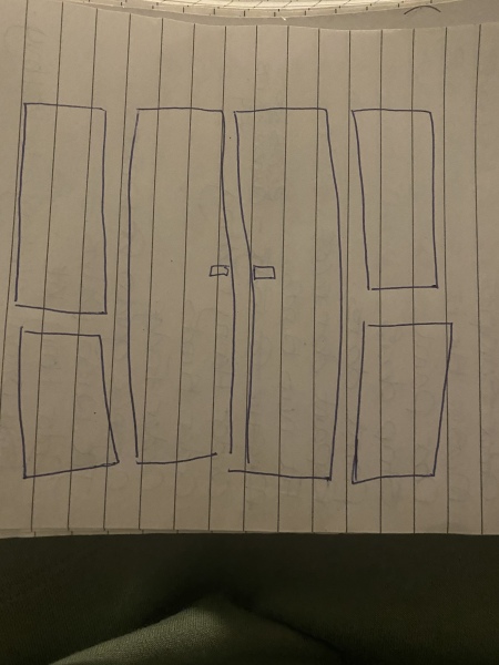 French door blinds - not perfect fit