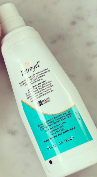 Oestrogel: new packaging (yet again)?