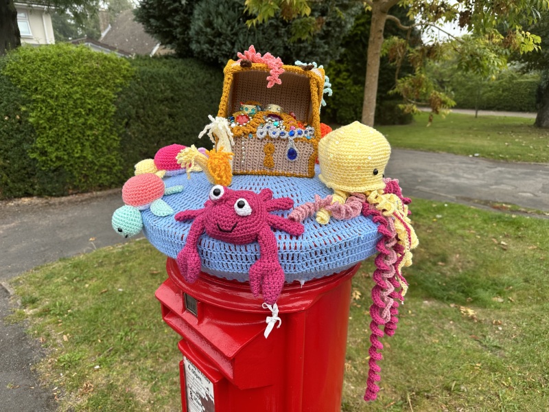 To think that postbox toppers are an aberration and those who produce them should be shot at dawn (I should say 'light hearted' here but it goes against the grain)