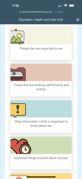 Please advise with what to put on ehcp