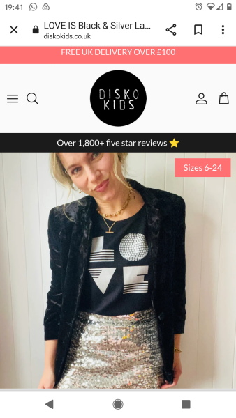 How to style a sequinned mini skirt