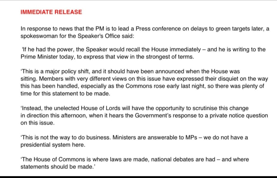 AIBU to think that the Tories are utterly wicked to drop net zero?