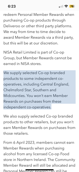 Feel conned by Co-Op