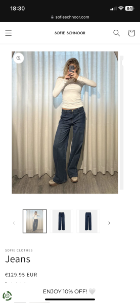 To ask what jeans shape is fashionable currently
