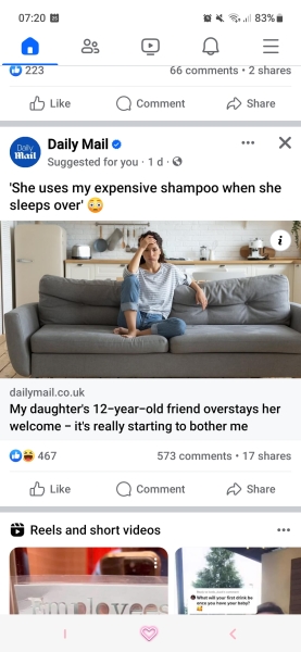 To think she's a CF?