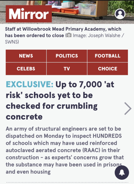 How will we know if RAAC is a danger to our own kids?