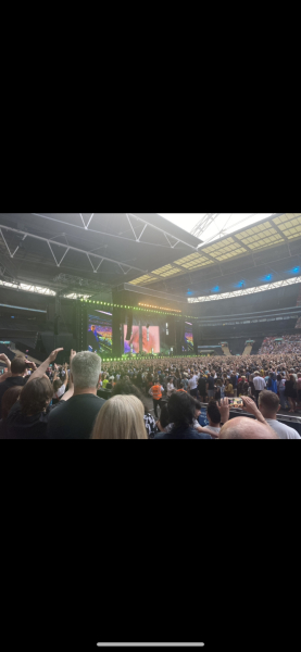 Wembley Stadium - stupid question - are there seats where you can comfortably watch the artist or is it mostly screens?
