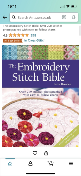 Recommend an embroidery book for a beginner