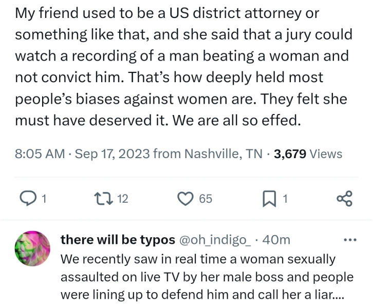 Why didn't they go to the police? (TW)
