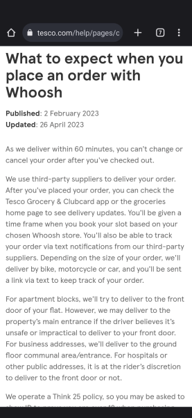 Tesco driver said I wasn't disabled