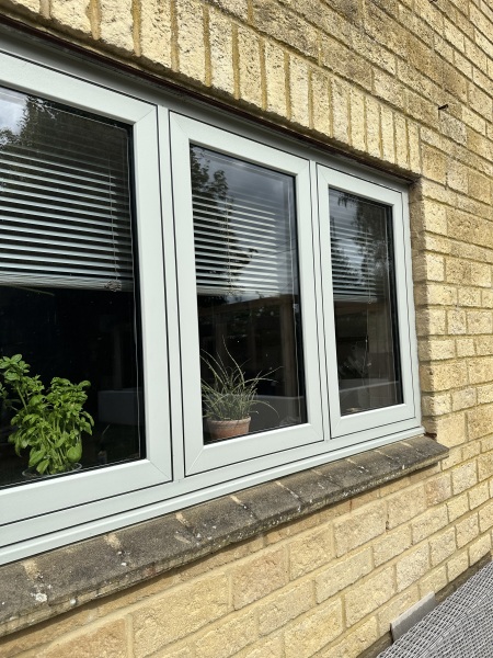 Flush UPVC windows