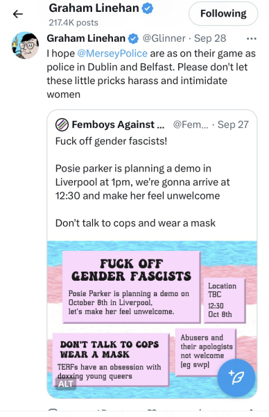 Let Women Speak Liverpool - Sunday 8th October, 1-3pm