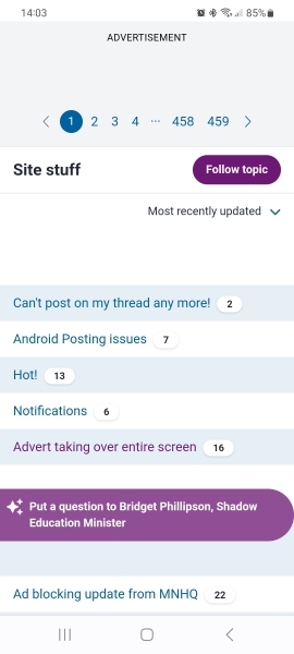 I don't want to put a question to Bridget Phillipson, Shadow Education Minister