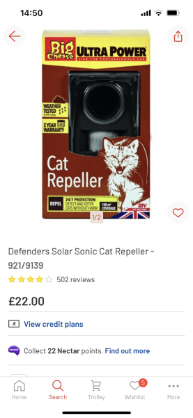 To want cat-owner to acknowledge impact on me?