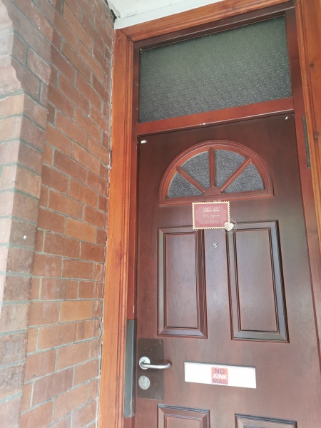 Front door this colour, but what colour woodwork?