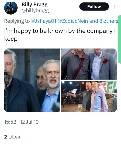The misogynist Billy Bragg
