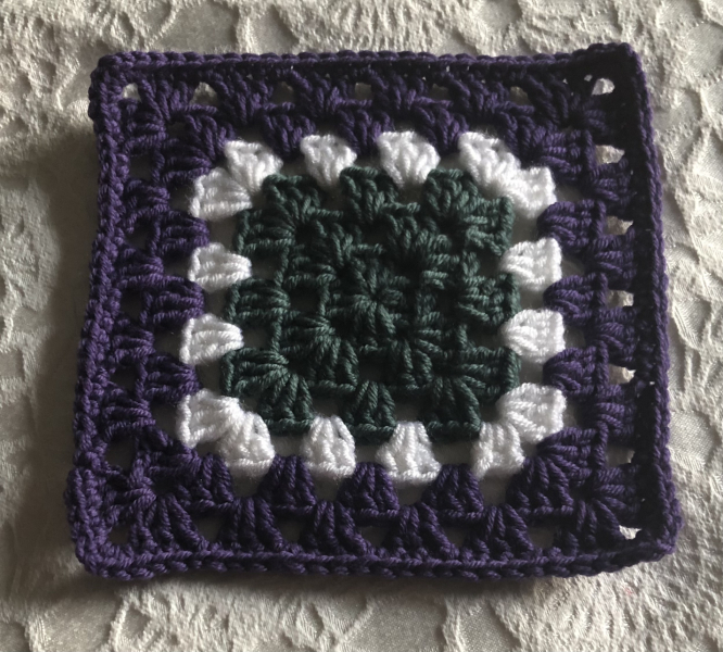 Woolly Hugs: A blanket in memory of JanH.