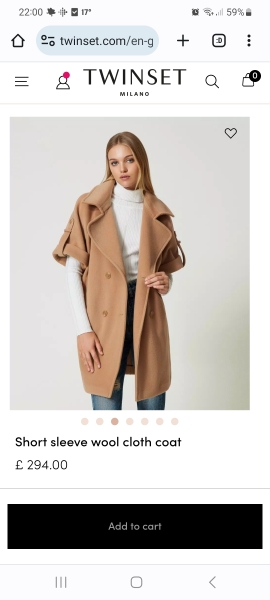 Like this, but cheaper? Twinset coat