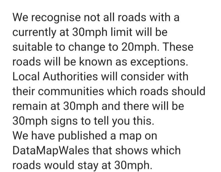 20mph in Wales - why???
