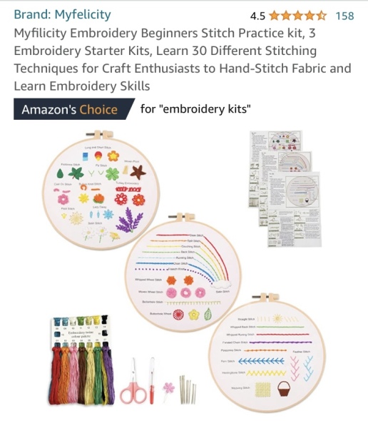 Recommend an embroidery book for a beginner