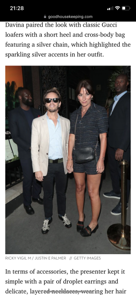 Davina’s playsuit on My mum, your dad