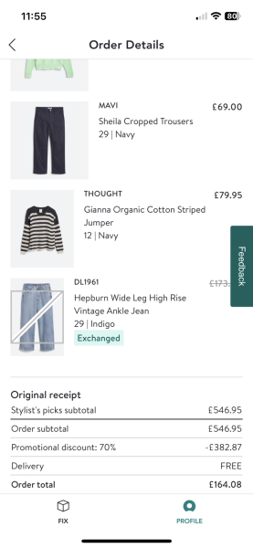 Stitch fix to close