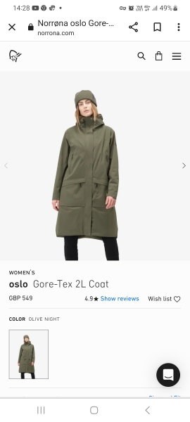 Stylish but truly waterproof jacket