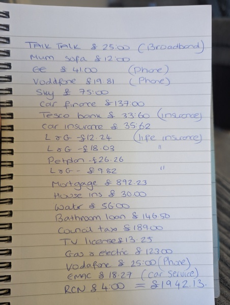 Do these direct debits seem too much?