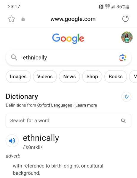 To be confused about my partner's nationality