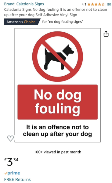 Dog poo in front of gate