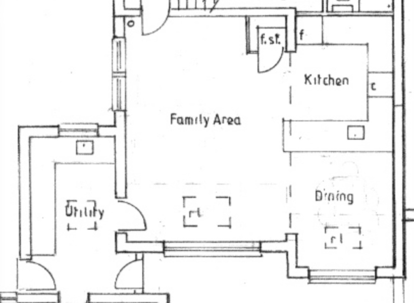 I’m stuck on kitchen/diner/family area