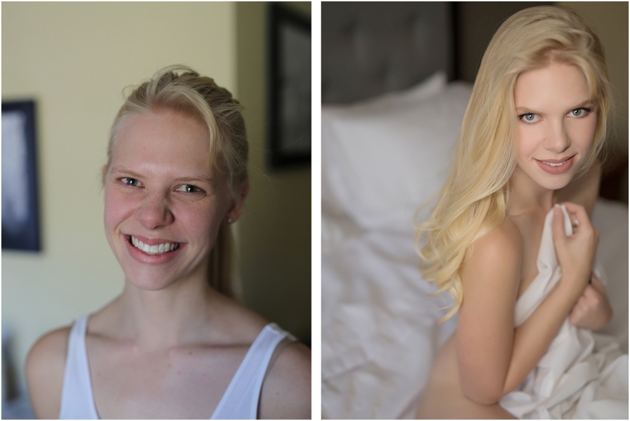 To display a boudoir photograph with a child in the home?